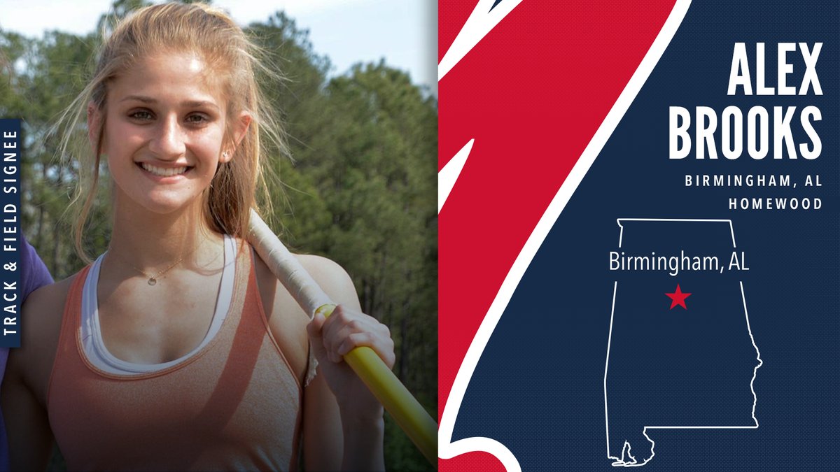 OleMissTrack's tweet photo. 𝘼𝙡𝙚𝙭 𝘽𝙧𝙤𝙤𝙠𝙨
📍 Birmingham, Ala.
📚 Homewood HS
🆙 Pole Vault

#HottyToddy | #OneMore https://t.co/z4CABKvExk