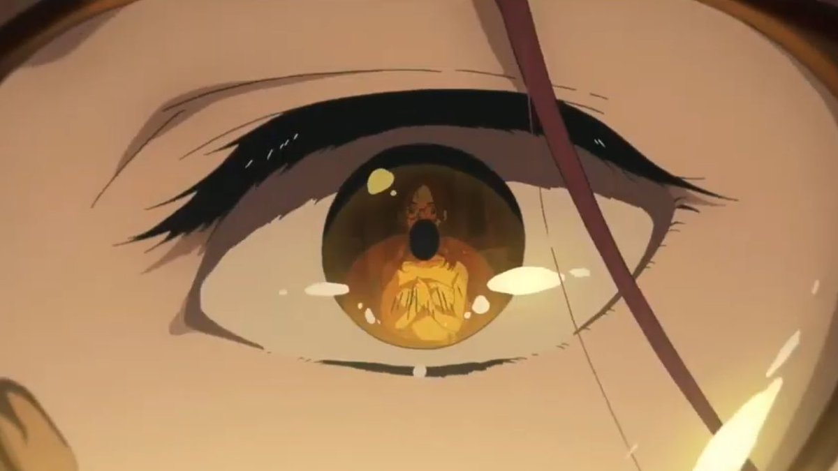 Eyes in Violet Evergarden.