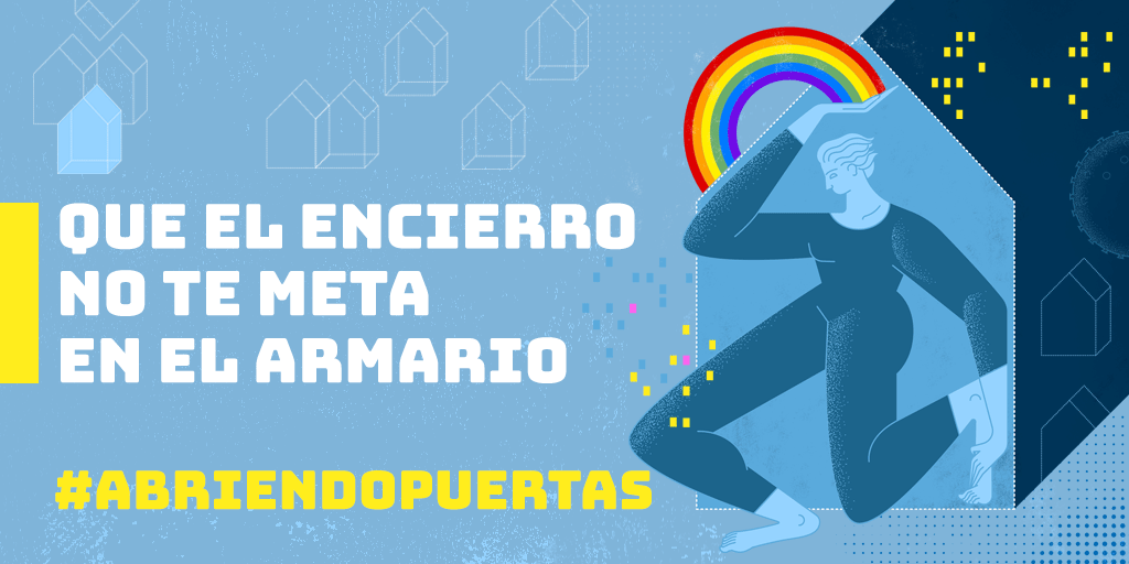 LGTBIGob's tweet photo. El confinamiento afecta de manera específica a las personas #LGTBI. Por ello, hemos elaborado una guía de recursos para hacer frente a la exclusión y a las discriminaciones por orientación sexual e identidad de género durante #Covid19. #AbriendoPuertas 
📲https://t.co/Ps9gupWJS6 https://t.co/DEKU6NqvAW