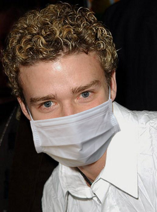 Justin Timberlake Face Mask