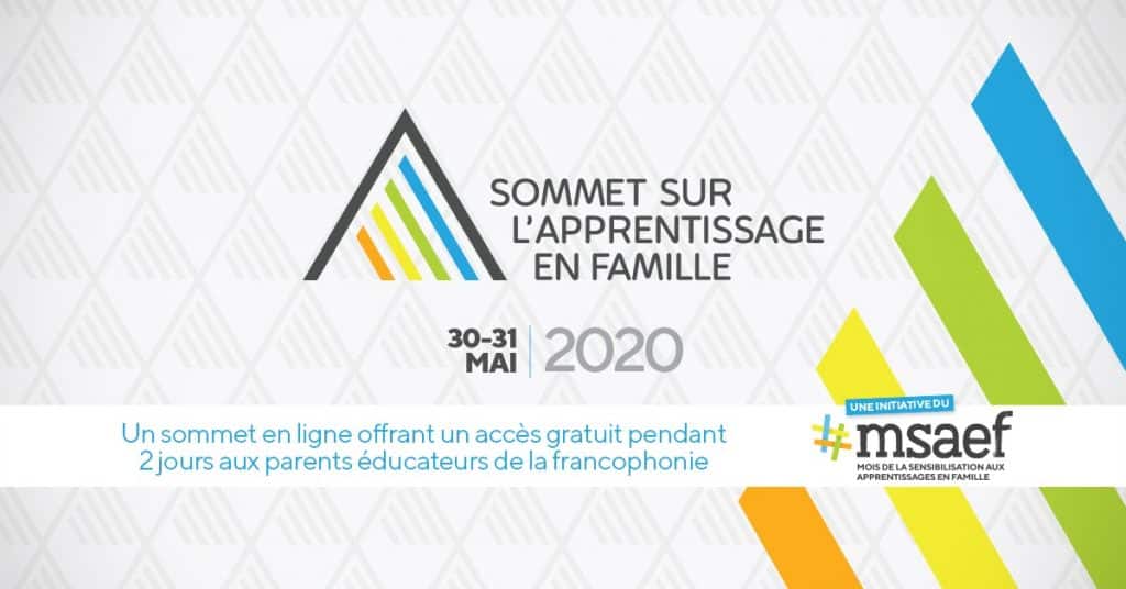 ecolebranchee's tweet photo. 📢 La toute première édition du Sommet sur l’apprentissage en famille se tiendra les 30 et 31 mai 2020 -  https://t.co/iiY6Q2tIGa https://t.co/xIEazt9wYX