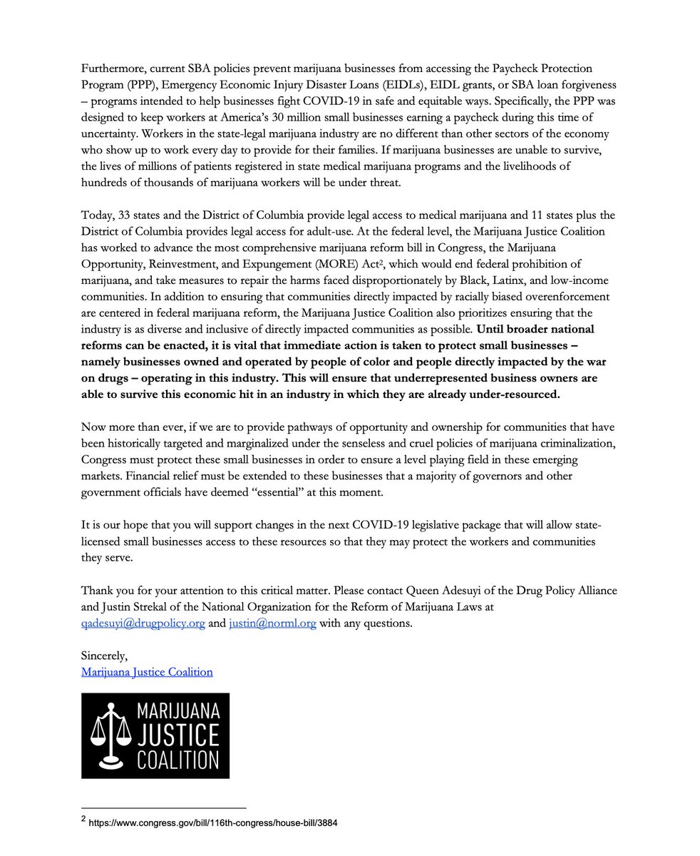 Screenshot of page 2 of the letter. The full text is available at the link in the original tweet.