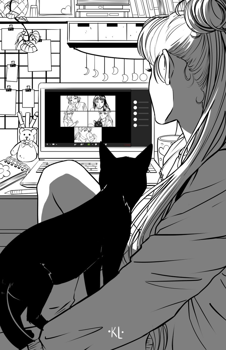 #WIP of Usagi chatting with her friends ?

Today the government will announce new measures against the pandemic, but I'm still not ready to go out anyway.

#QuarantineLife #SailorMoonEternal #SailorMoon 