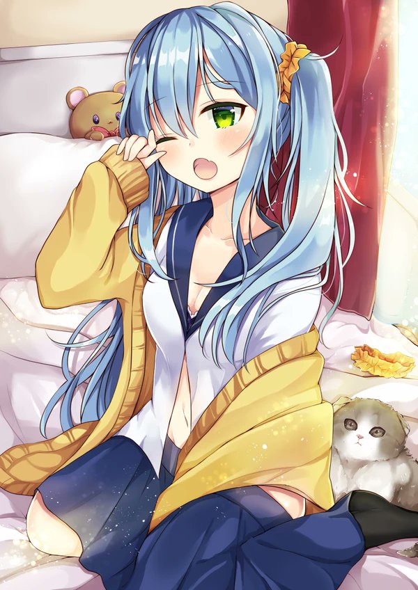 「#うるせえ俺は神絵師だフォローしろ
便乗するる～、言えるように頑張る! 」|蒼月真葵❄️💫のイラスト