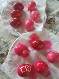 MrB_TheMill's tweet photo. Hi Banana Heads,
Look at these amazing, beautifully painted traditional
Easter Eggs that Medeea and her family have been making. They’re so pretty.#ASAArtist https://t.co/xV8TxtG69X
