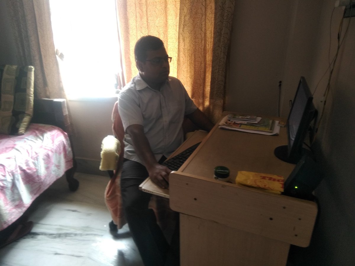 Pranab1151's tweet photo. @siddhagroup I'm doing office work from my bed room now.
#WorkWithSiddha
@DayalOjha4
@nekkantitsayz
@Navyavegi
@GoutamOjha12
@suryapratapnay5
@AnnaDominic12
@coolkishore59
@lokhande_sumedh
@sengodan4
@PavanSmehta
@giri_bivas
@Ramprasad43
@ShainaArora1
@VaishaliMaisur2
@YashGoy54892506 https://t.co/GcPcKf8WxV