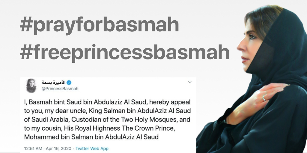 basmah_princess's tweet photo. @realDonaldTrump #freeprincessbasmah  #prayforbasmah

https://t.co/IJ2Eytt728

https://t.co/iA00tqa84y

@KingSalman @realDonaldTrump @dw_arabic @FaisalbinFarhan @security_gov @spagov @MOISaudiArabia  @okaz_brk 
@cnnarabic @AlArabiya_Brk @HRCSaudi @SaudiVision2030
@media_ksa @KSAMOFA https://t.co/JtTUne6XLV