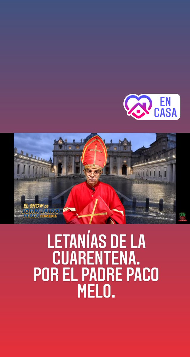 Llegan noticias de última hora. Letanías de la cuarentena por el Padre Paco Melo. youtu.be/Q60BJ0OhOZU