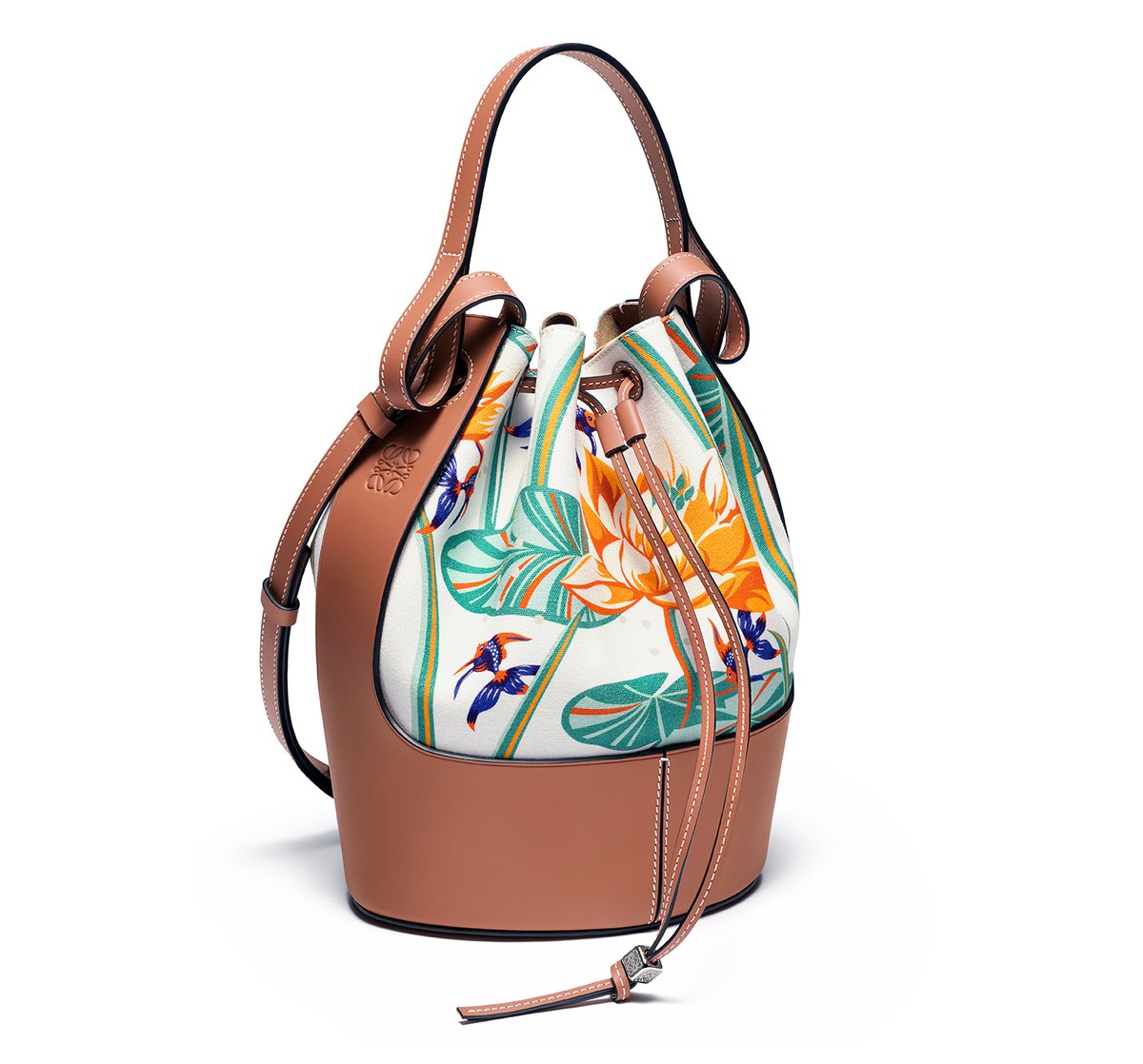 未使用ロエベLOEWE パウラズイビザ大判スカーフ ウォーターリリー-