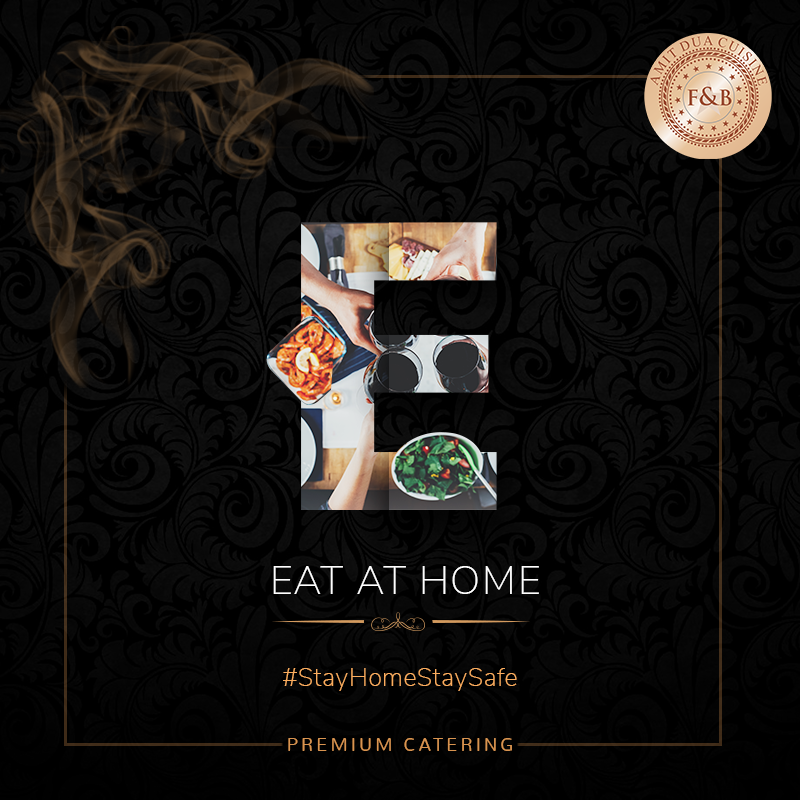 FNBIndia's tweet photo. Eating healthy and homemade food at this tough time is very important for everyone. 
#FnBIndia requests everyone to cook and eat food at their home to be safe from any infectious disease.

#Coronavirus #COVID19 #Lockdown #StayHomeStaySafe #StayHome #AtoZ #PremiumCatering https://t.co/UuobLmHx15