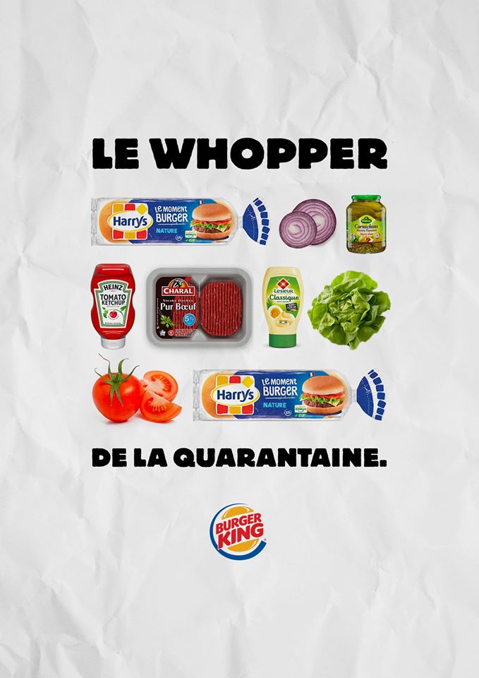 pierre_audran's tweet photo. Est-il possible de communiquer durant des périodes de crise ? De nombreuses directions marketing se posent la question ! La réponse avec @BurgerKingFR qui réalise un subtil mélange d'humour et de prévention pour toucher aux mieux ses consommateurs ! #COVID19 #marketingstrategy https://t.co/XiNoCbyMZk