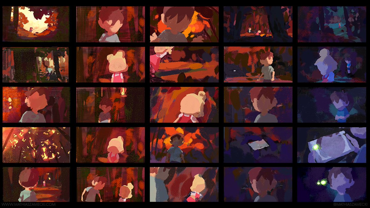 MathiasZamecki's tweet photo. Color script for #thefireflygrove hope you like it ❤️ https://t.co/On7EkzPP9V