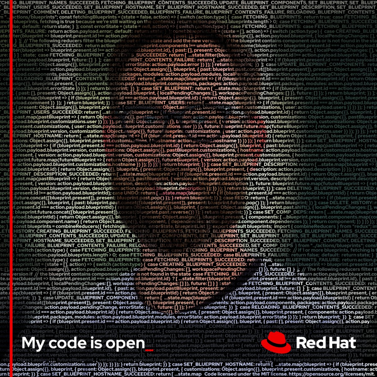 mikeesser's tweet image. Attending the @redhatsummit? Head over to the PLAY area and create your own my #codeisopen photo!