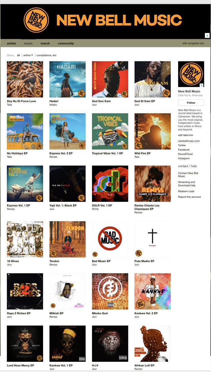 newbellmusic's tweet photo. Listen to @newbellmusic’s discography on @Bandcamp! Check out @RENISS_’ album and EPs #AfrikanLuv #Milkish #Tendon #RenissChanteLesClassiques #ExpressVol1 #ExpressVol2 and get ready for #Nzo out on May 1! All albums produced by @JoviLeMonstre https://t.co/NNGxLv1xRm https://t.co/oWhssnhBon