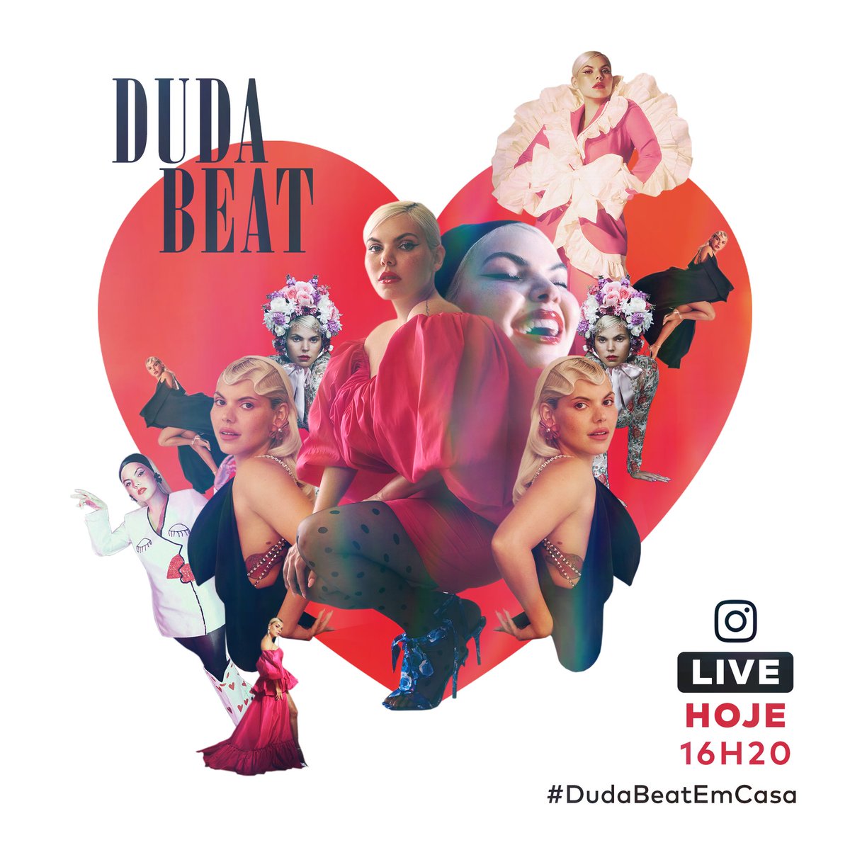 IZAZcc's tweet photo. Em comemoração aos 2 anos do “Sinto Muito”, primeiro álbum de @dudabeat, hoje tem live especial às 16h20 cantando todas as músicas do álbum e com participação de convidados especiais que fizeram e fazem parte dessa trajetória ❤️ Chama todos os amigos e cola no Instagram da Duda! https://t.co/hugsus9dWW