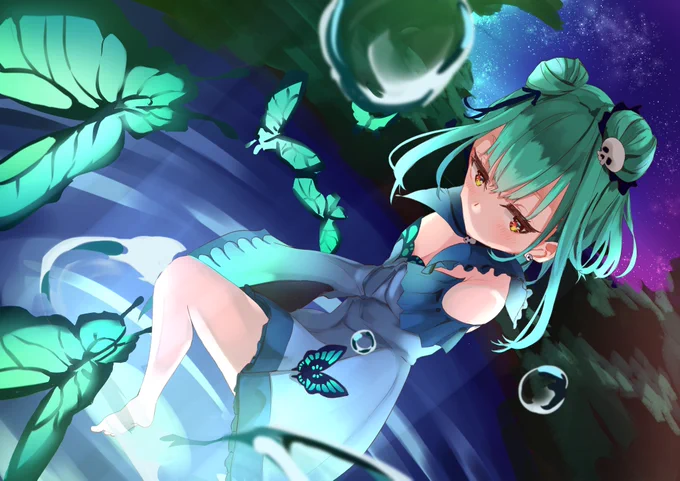 水遊び
#絵クロマンサー 