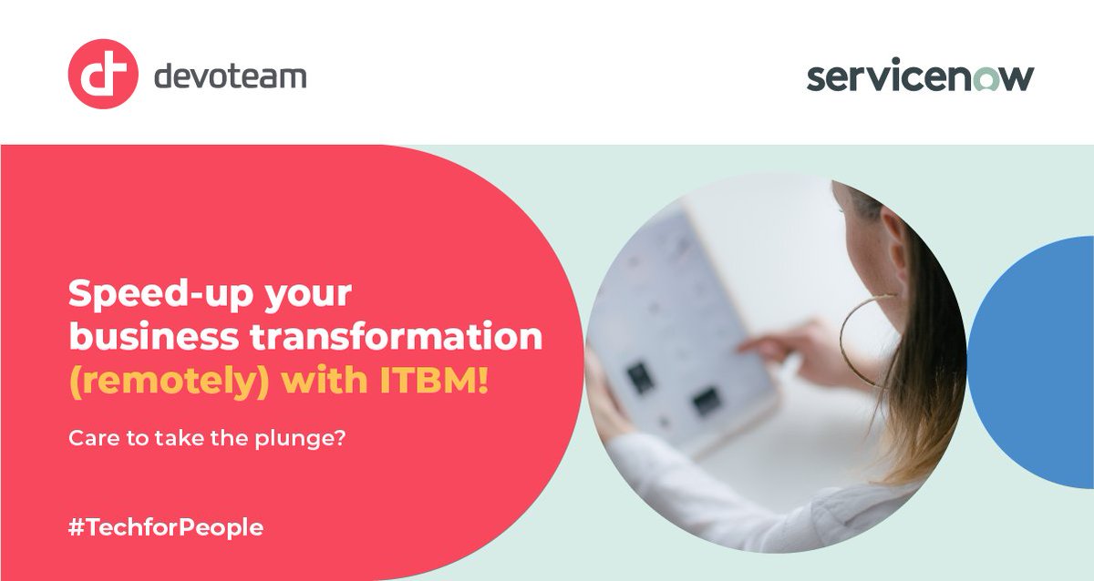 Looking at how you can speed up your business transformation? Join our @servicenow ITBM experts this Wednesday 29th of April at1pm to find out about the great features that facilitate remote working and business transformation through ITBM. Register here bit.ly/2S9Tuc3