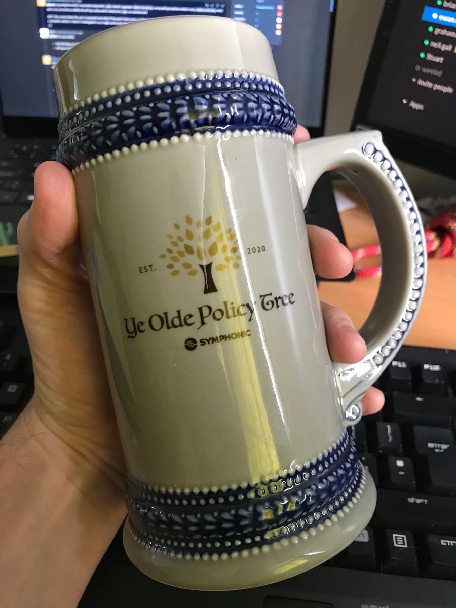 The Symphonic team got a nice surprise though the post this morning 😄 "Ye Olde Policy Tree" is now open for business!🍻 #remoteworking #teammorale #virtualpub #teamwork #socialdistancing