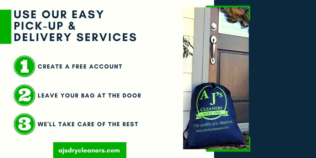 Take #drycleaning and #laundry off your to-do list with our easy pick-up and delivery services.  #uptownclt #charlotte #washandfoldservices