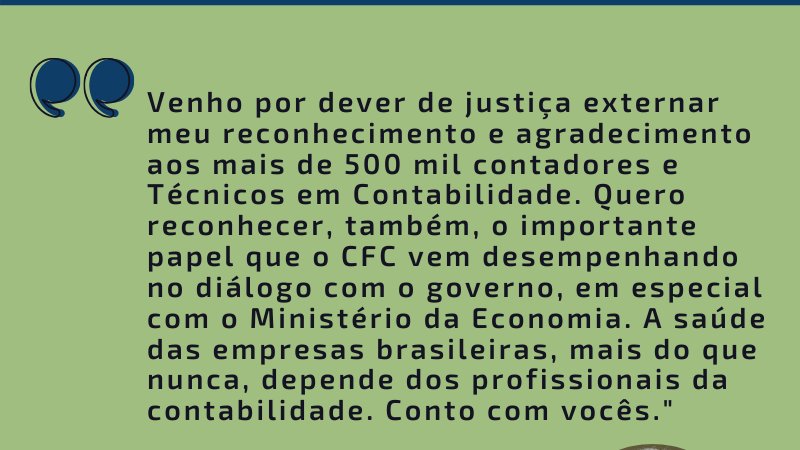 CRCSP_Oficial's tweet photo. Em ofício enviado para o presidente do CFC, Zulmir Breda, o ministro da economia destacou o importante papel que os profissionais da contabilidade desempenham para a saúde financeira do Brasil. Confira íntegra: https://t.co/iR5OA1Ylf4
#SomosContábeis #CFC #Contabilidade https://t.co/Jf6ouskADt