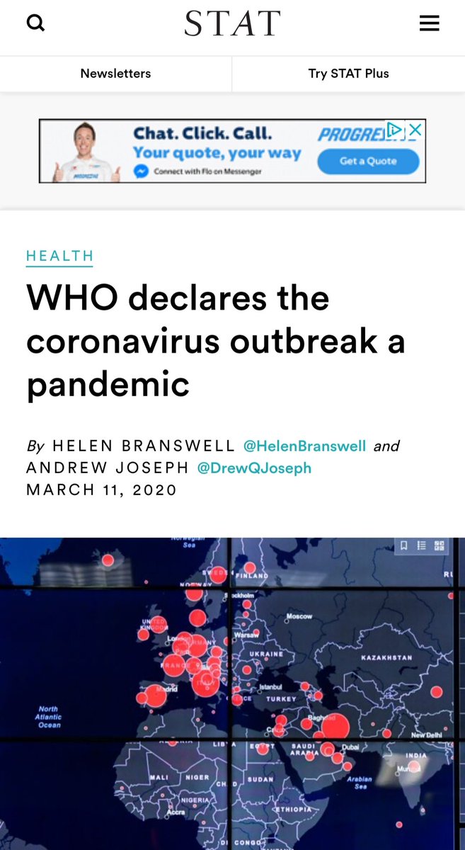 Am I missing something?? 1) The NIH was able to get the FDA to review and approve clinical trial applications for an experimental mRNA vaccine a week before the WHO declared Covid-19 a pandemic? #Plandemic #IWillNotBeVaccinated #IWillNotBeChipped