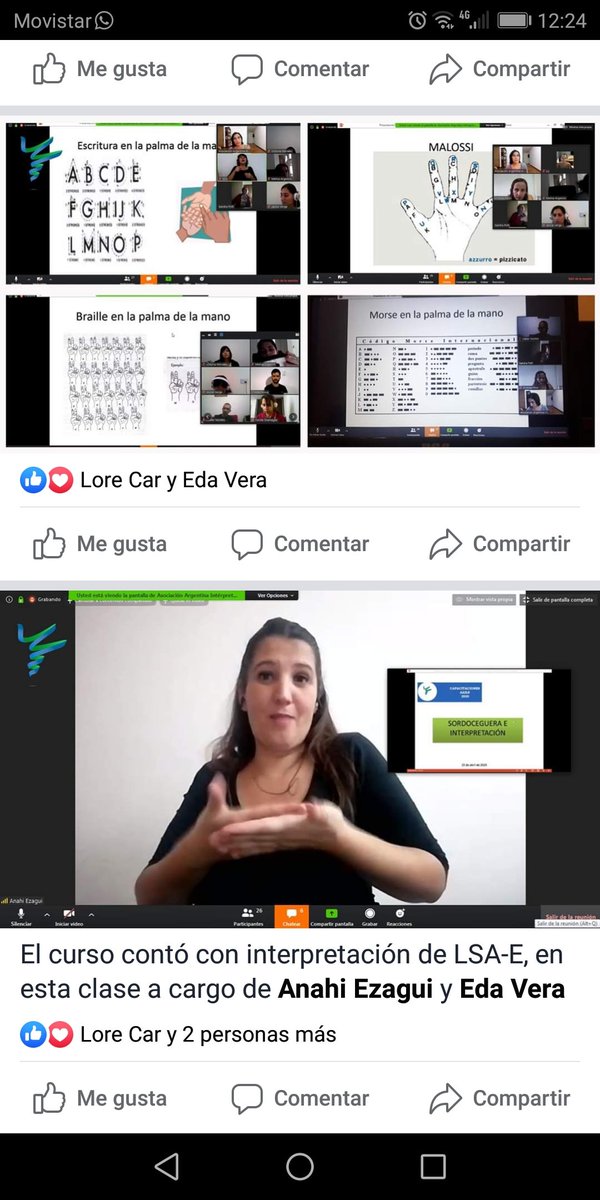 ezaanita's tweet photo. Sordoceguera e interpretación..Excelente #AAILS brindando ciclo de capacitaciones. Más información en el siguiente enlace https://t.co/SABt8n6Nyc https://t.co/FKVNLSnxQv