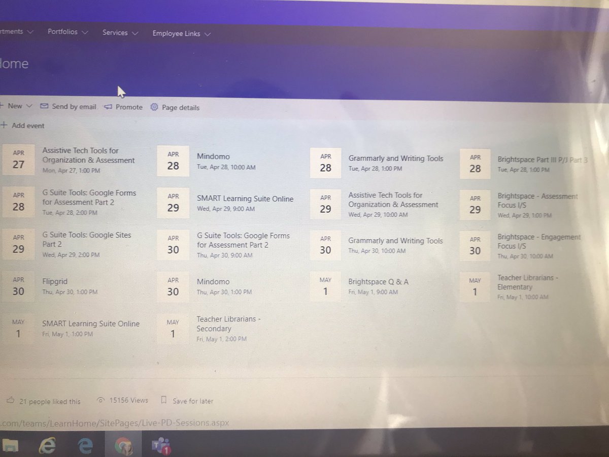 Calling all <a href="/TVDSB/">Thames Valley DSB</a> Educators! Check out this weeks sessions. No registration required just login bit.ly/2WgASsb <a href="/TVDSBAT/">TVDSBAT</a> <a href="/rferrara10/">Roseanne Ferrara</a> <a href="/LynneHart19/">Lynne Hart</a>