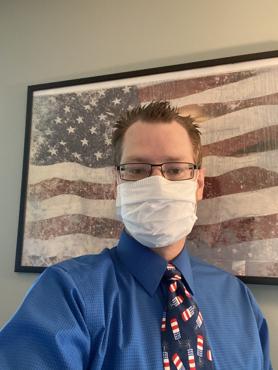 Mrmatheson1776's tweet photo. An isolation spirit week picture....proof I was smiling.....and what I would have worn if I could leave the bedroom .
@MidviewMiddle @MidviewLocal @MidviewSuper #Midviewvirtualspiritweek #WeAreAllInThisTogether #redwhiteandblue https://t.co/Pt2362lYQD