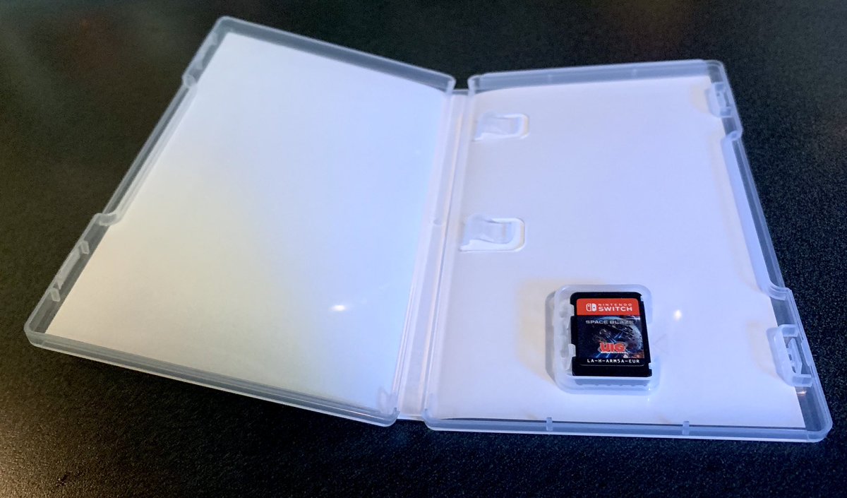 JoshuaMFrench's tweet photo. Thanks to my friend @IhsansSchatten in Germany🇩🇪 for helping on my 1st ever USK release...

#SpaceBlaze is #CompleteOnCart at version 1.0.0. Happy to add a new side-scrolling shoot’em up to the collection!

It’s the 451st physical title in my #NintendoSwitch library. #SwitchCorps https://t.co/lhLvEYkiRz