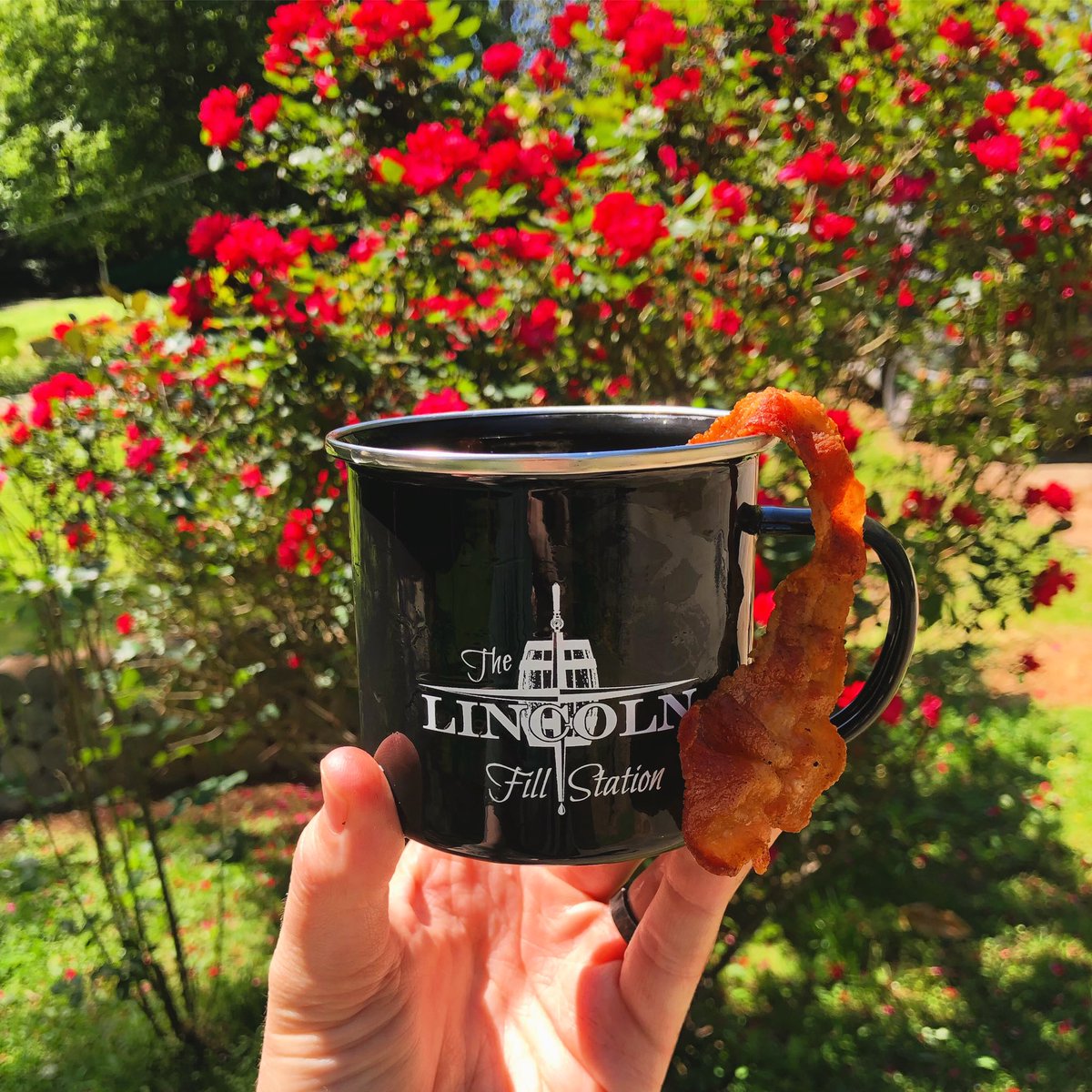 It’s just another day. Beer, bacon, and brevity.