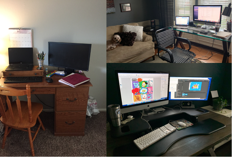 intltrends's tweet photo. What are you working on today?
Show us your home workspace!
#BT21 #Trendspace #QuarantineLife https://t.co/SxKxLBT7MJ