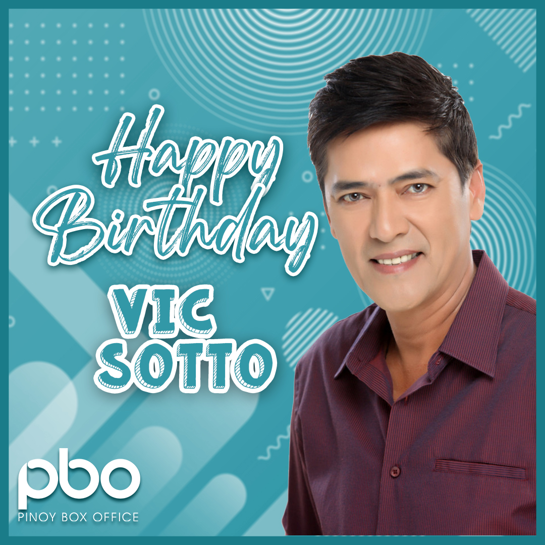Happy birthday, Bossing Vic Sotto! May your special day be amazing and wonderful just like you! 