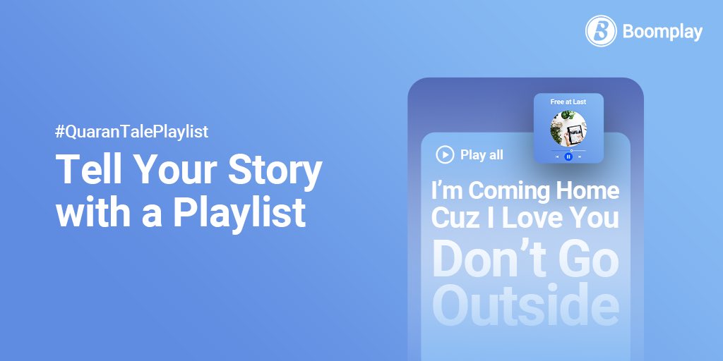 BoomplayMusic's tweet photo. Tell your story with a playlist!
#QuaranTalePlaylist
Press play➡️ https://t.co/8YIa3kuXkJ https://t.co/HT0gr8X1Nj