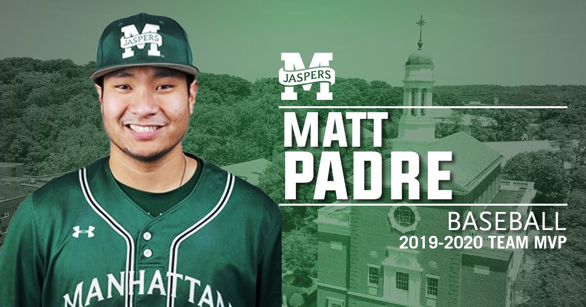 This year's <a href="/JaspersBaseball/">Manhattan Baseball</a> MVP is catcher Matt Padre!