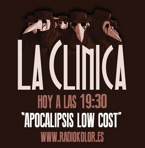 Hoy #Lunes, a partir de las 19:30 horas, no te pierdas el nuevo programa de La Clinica de la Radio y la Televión. En radiokolor.es y en106.2FM desde #Cuenca y por supuesto #desdeCasa
