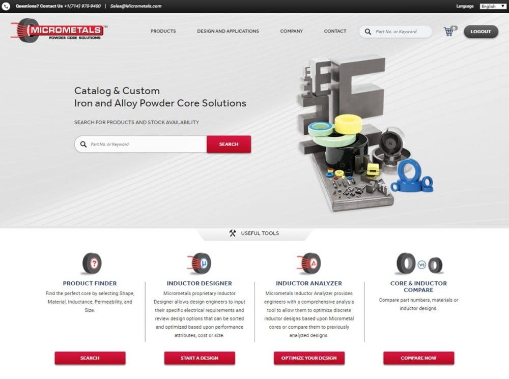 PowerPulseNet's tweet image. Micrometals Helps Engineers “Find and Design Faster” with Inductor Cores

Micrometals has launched a new website that includes powerful parametric searching, product comparison and calculation software aimed at helping power component engineers...
powerpulse.net/micrometals-he…