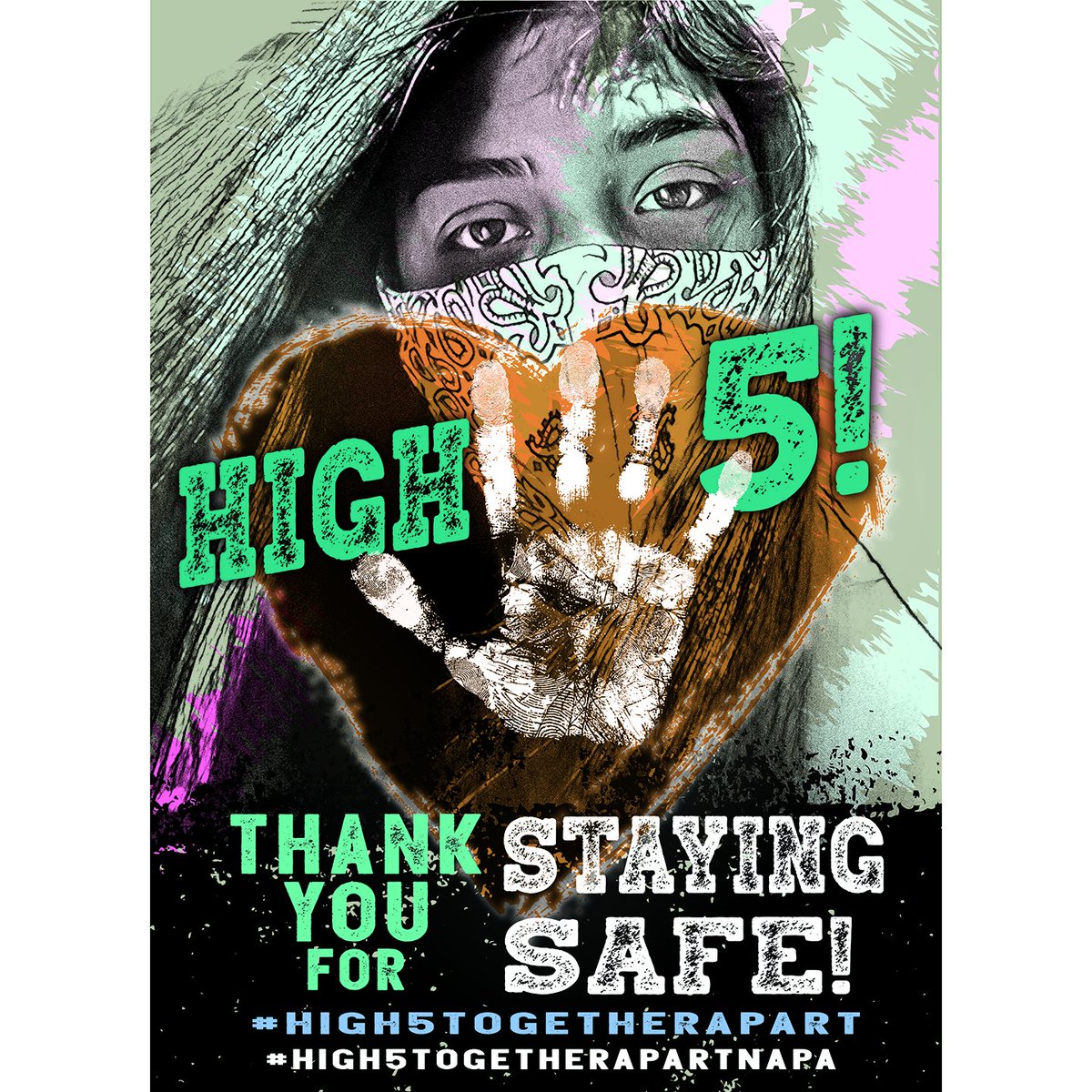 foliadesign's tweet photo. Thank you Ellieanna and Josel for wearing your mask, sheltering in place, and staying safe. 😷🙏🏼 High 5! 🖐🏼
.
.
.
#high5togetherapart #staysafe #worldwide #covid19 #shelterinplace #wearyourmask #foliadesignnapa #visualcommunication #campaignmessage #globalcitizen #coronavirus https://t.co/82JVz5jJi8