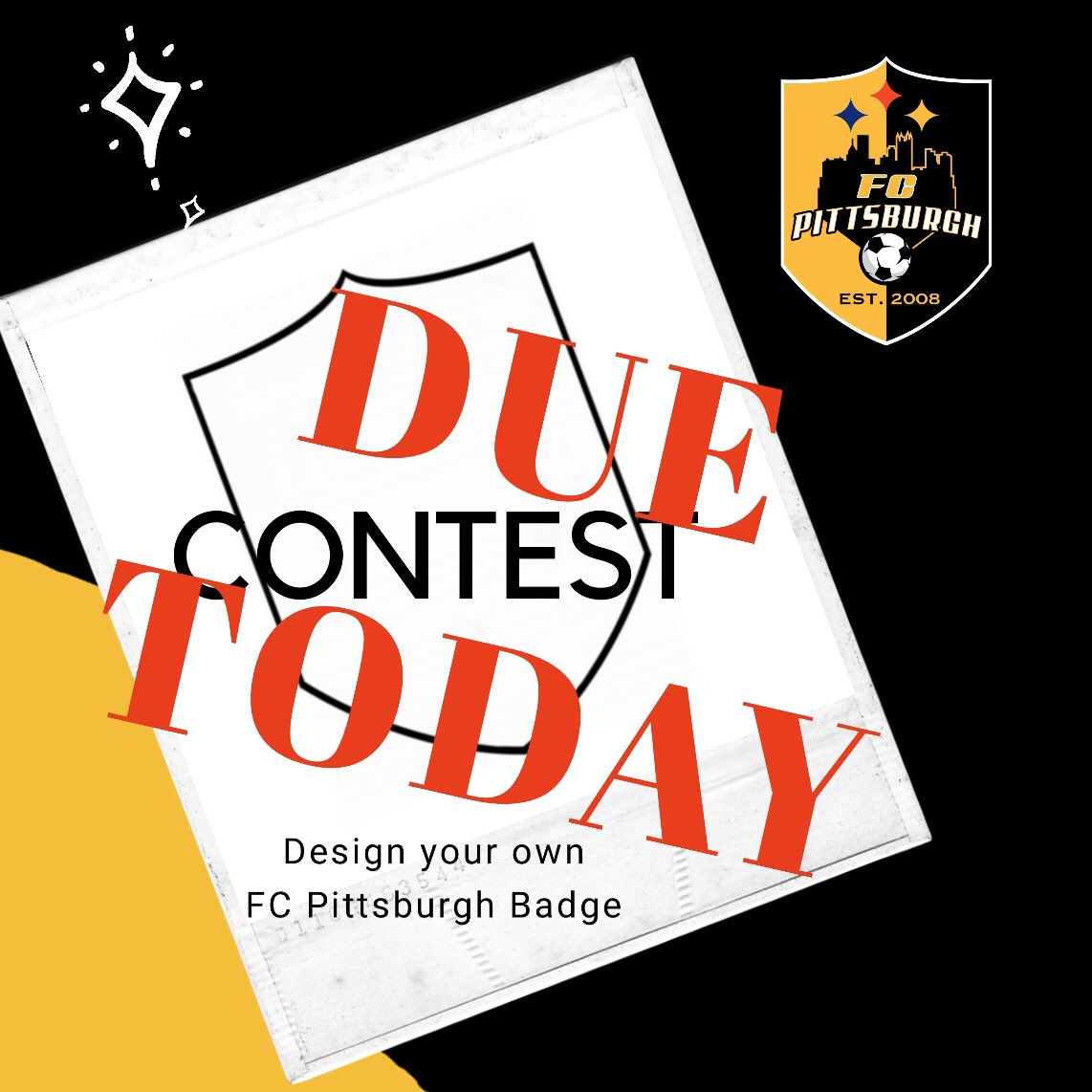 FCPittsburgh's tweet photo. Entries due today. Check our Instagram and Facebook pages for details. #fcpittsburgh #pittsburghsoccer https://t.co/FoadtMWhi1