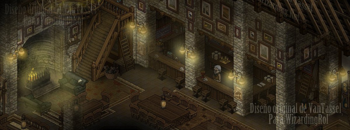 El Caldero Chorreante.. la entrada al Callejón Diagon. 
#habbo #pixelart #habbohogwarts