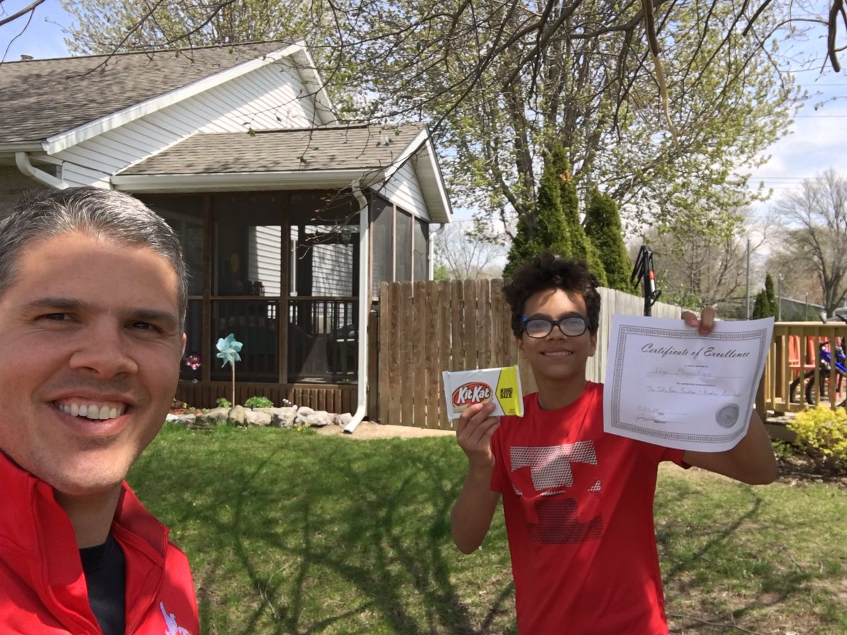 negusmath's tweet image. Props to Edgar Mhoon-Lopez for winning the Jelly Bean challenge and doing awesome on Khan Academy lessons. (Social distancing guidelines were followed during this photo) @SouthEastJHIC