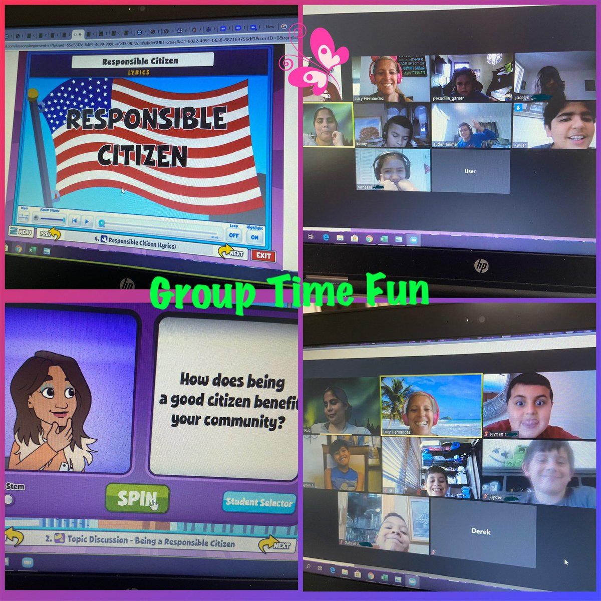 Our <a href="/OfficeofESE/">M-DCPS Department of ESE</a> clinicians collaborating with their <a href="/rockway_elem/">Rockway Elementary School</a> students using <a href="/QuaverMDCPS/">M-DCPS Quaver Teachers</a> to provide some group time fun for #SEL #distancelearning