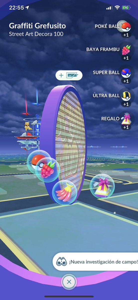 Genial noticia chicos, ya podemos girar Pokeparadas que tengamos al doble de distancia 🥳