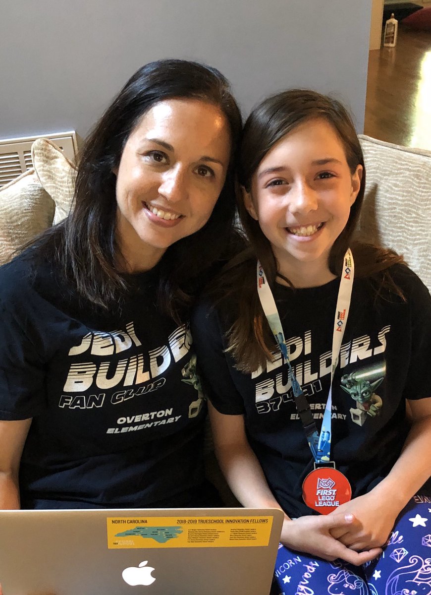 Getting ready to celebrate my Jedi Builder at the RSS BOE meeting.... from our couch, of course! #Zoom <a href="/OES_Explorers/">Overton Elementary</a> #FirstLEGOLeague