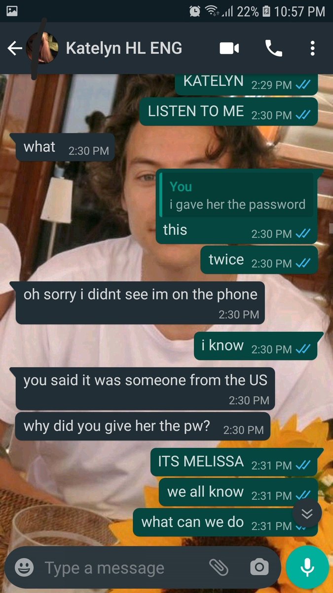 While all this was happening I also dm Katelyn (another admin) telling her what was happening and the same as Kate, she said that she didn& #39;t know anything and that she was going to help me and I believed them both, I even doubted about another admin and not them