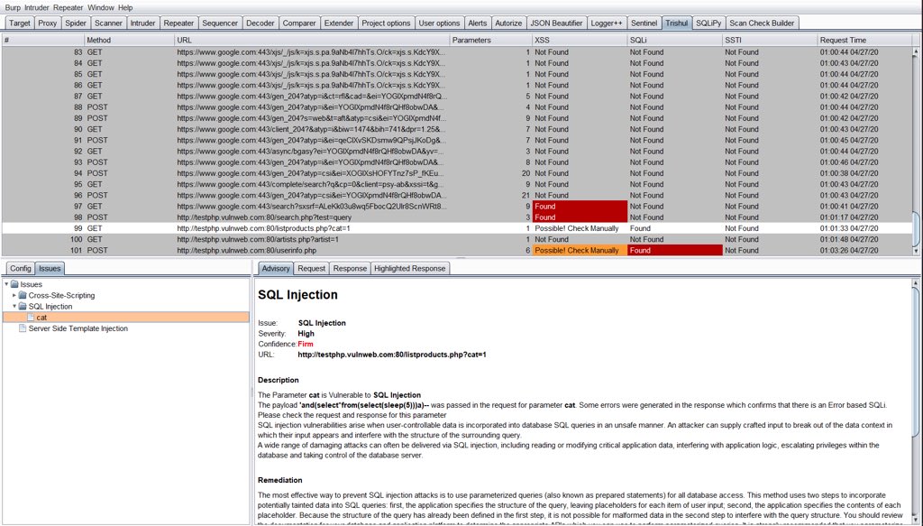Trishul :- A new Burp Extension for quickly identifying multiple vulnerabilities such as XSS, SQLi and SSTI on real-time basis. By <a href="/gauravnarwani97/">Gaurav Narwani</a> 

github.com/gauravnarwani9…