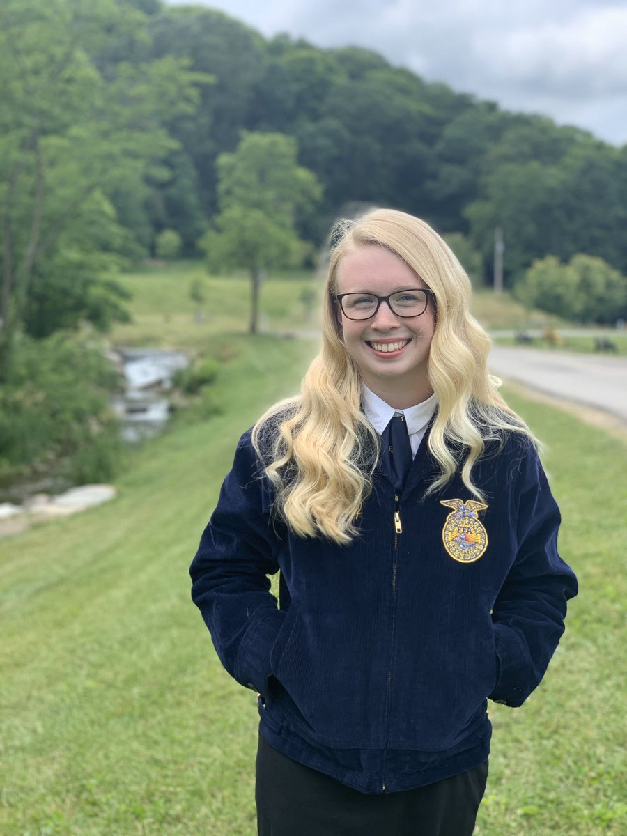 flashesagteach's tweet photo. The highest degree the state can give a FFA member is the State FFA Degree. Mckenzie Danhoff has accomplished this prestigious achievement. 
We are so proud of all you, Kenz!  
Mckenzie will be recognized on Friday, May 8th at noon through all Ohio FFA social media outlets! https://t.co/Y62S58lS1A