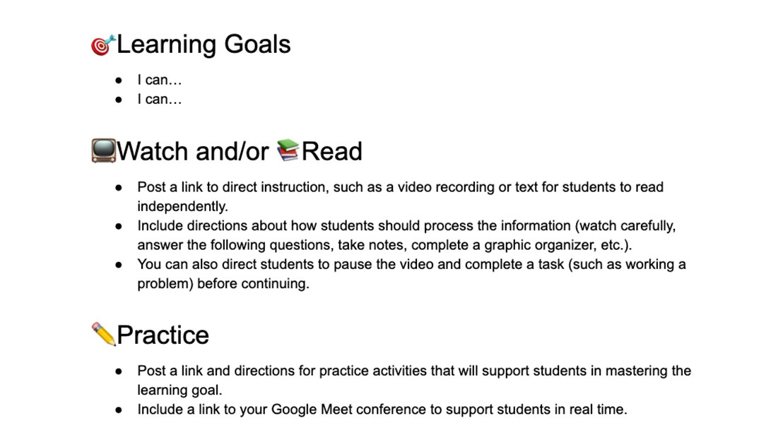 WCPSSTeam's tweet photo. New student-facing lesson templates are now available to support teachers as they design remote learning plans and communicate them with families. These templates can be shared easily in Canvas or Google Classroom. For more info visit https://t.co/D6M9wvrN2t https://t.co/jGiOs37Q9q