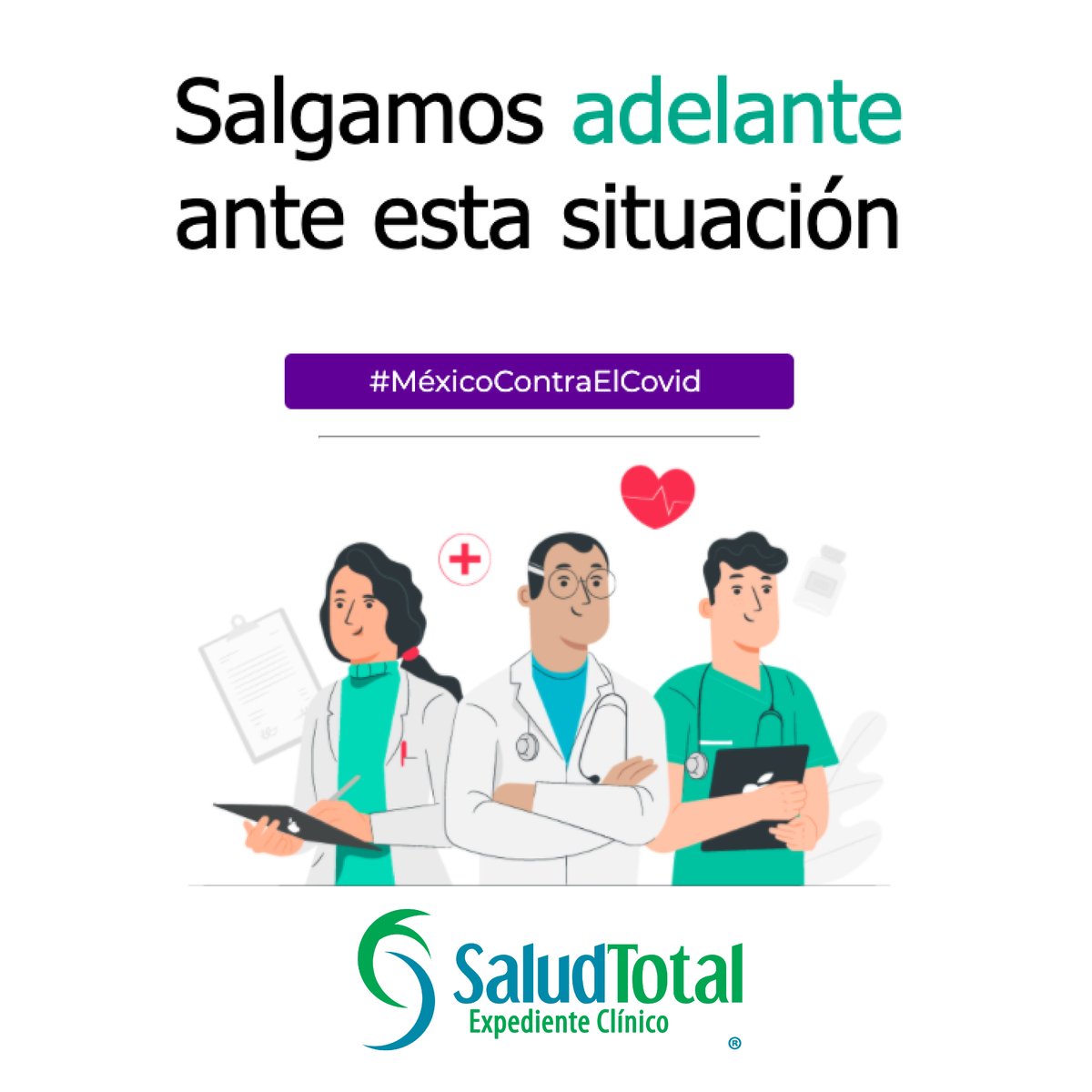 SaludTotalECE's tweet photo. Nos unimos en solidaridad con todo el país, invitando a todos nuestros médicos a enviarle a sus pacientes la siguiente evaluación en línea: https://t.co/koO0IcniCE
Así ayudaremos a mejorar la salud de todos los Mexicanos https://t.co/5clGJ9UefZ