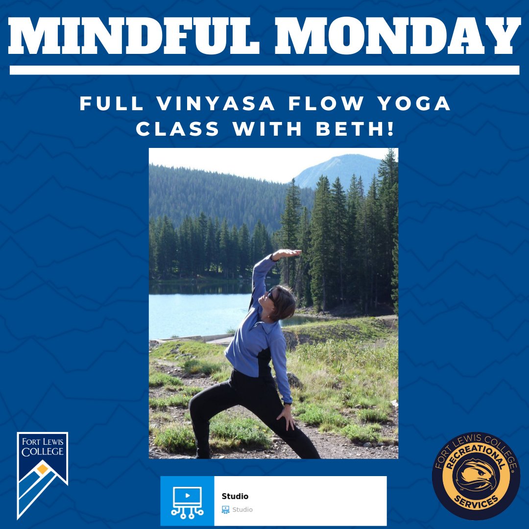 FLCRecServices's tweet photo. Beth has a full Vinyasa Flow Yoga class for this mindful Monday. Click the link for the full class video. #FLCvirtualfitness
https://t.co/JUQ29NLaCH https://t.co/owYIMM9tQf