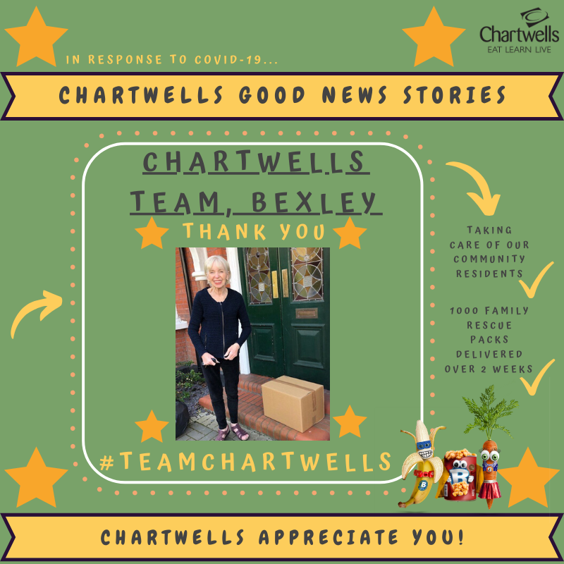 Chartwells have been working closely with Bexley Council to set up 1000 rescue packs for the elderly &amp; vulnerable across the Bexley Community. We are so proud to have teams that care far and beyond just the provision of school meals! 👏
#TeamChartwells #SupportLocal